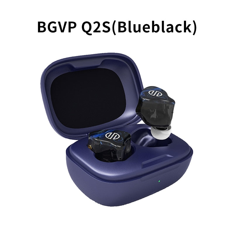 BGVP Q2S Wireless Headphones Tws Bluetooth5.2 Stereo Low Latency Waterproof In-Ear - The HiFi Cat