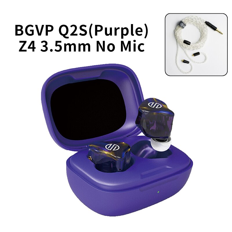 BGVP Q2S Wireless Headphones Tws Bluetooth5.2 Stereo Low Latency Waterproof In-Ear - The HiFi Cat