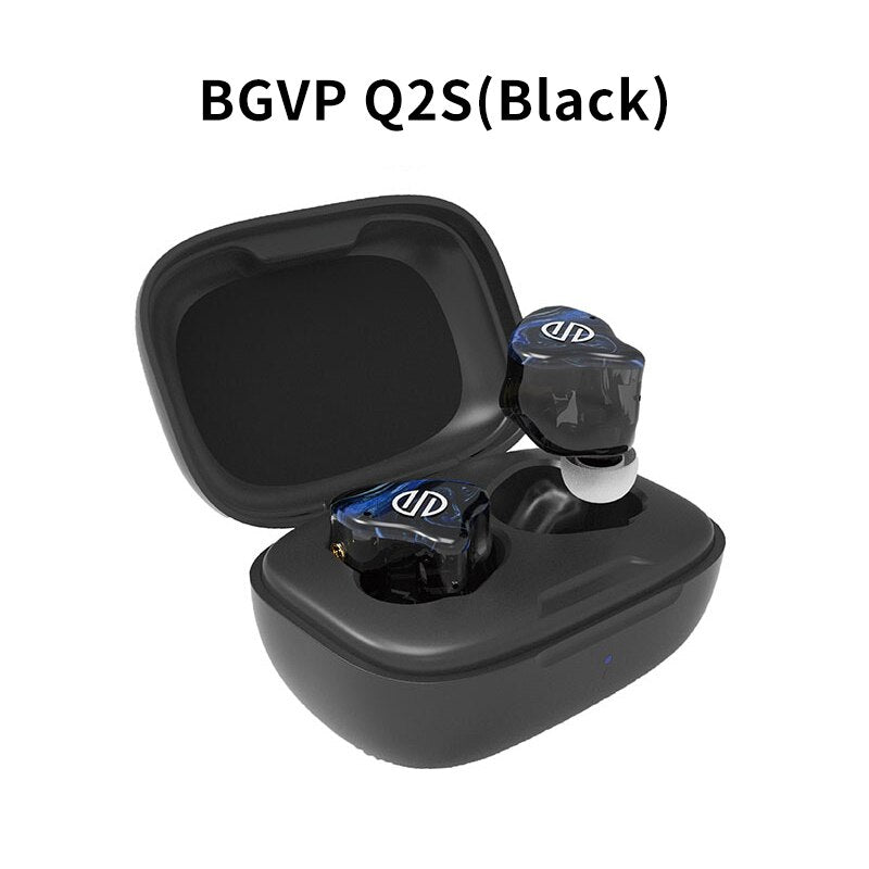 BGVP Q2S Wireless Headphones Tws Bluetooth5.2 Stereo Low Latency Waterproof In-Ear - The HiFi Cat