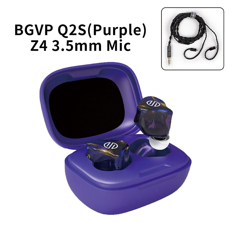 BGVP Q2S Wireless Headphones Tws Bluetooth5.2 Stereo Low Latency Waterproof In-Ear - The HiFi Cat