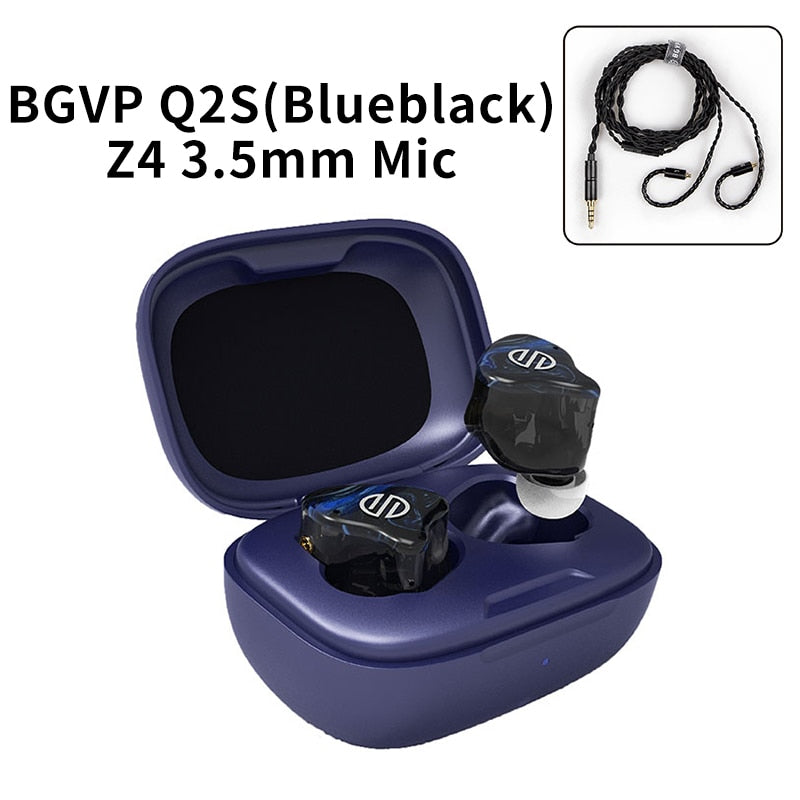 BGVP Q2S Wireless Headphones Tws Bluetooth5.2 Stereo Low Latency Waterproof In-Ear - The HiFi Cat