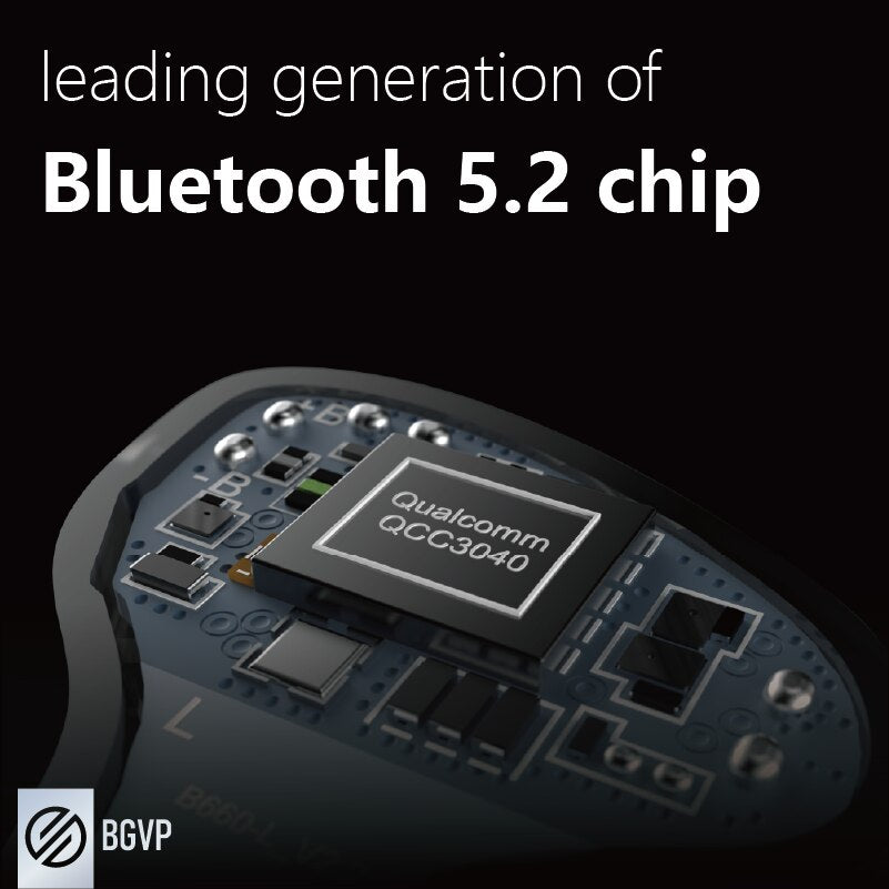 BGVP Q2S Wireless Headphones Tws Bluetooth5.2 Stereo Low Latency Waterproof In-Ear - The HiFi Cat