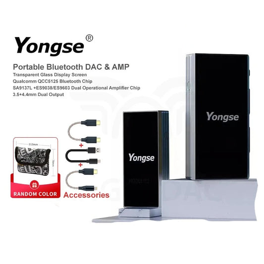 Yongse YS-B1 SA9137L+ES9038/ES9603 Portable Bluetooth DAC & AMP - The HiFi Cat