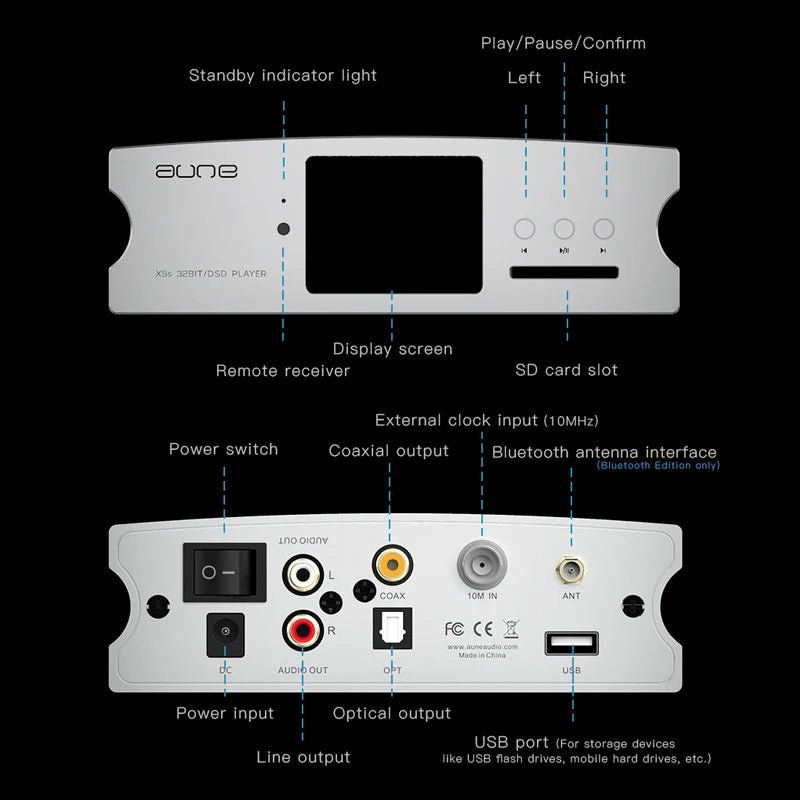 AUNE X5s 8th Anniversary Edition Music Digital Player - The HiFi Cat