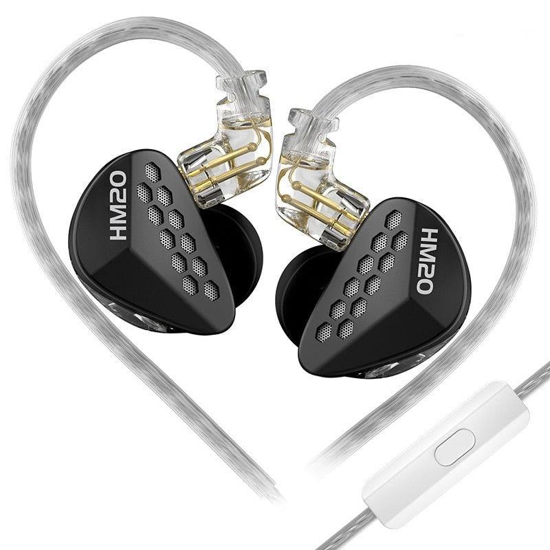 CCA HM20 ハイブリッドイヤホン 本体 CCA HM20 HiFi Wired Earphone Hybrid Technology 1DD+7BA In Ear