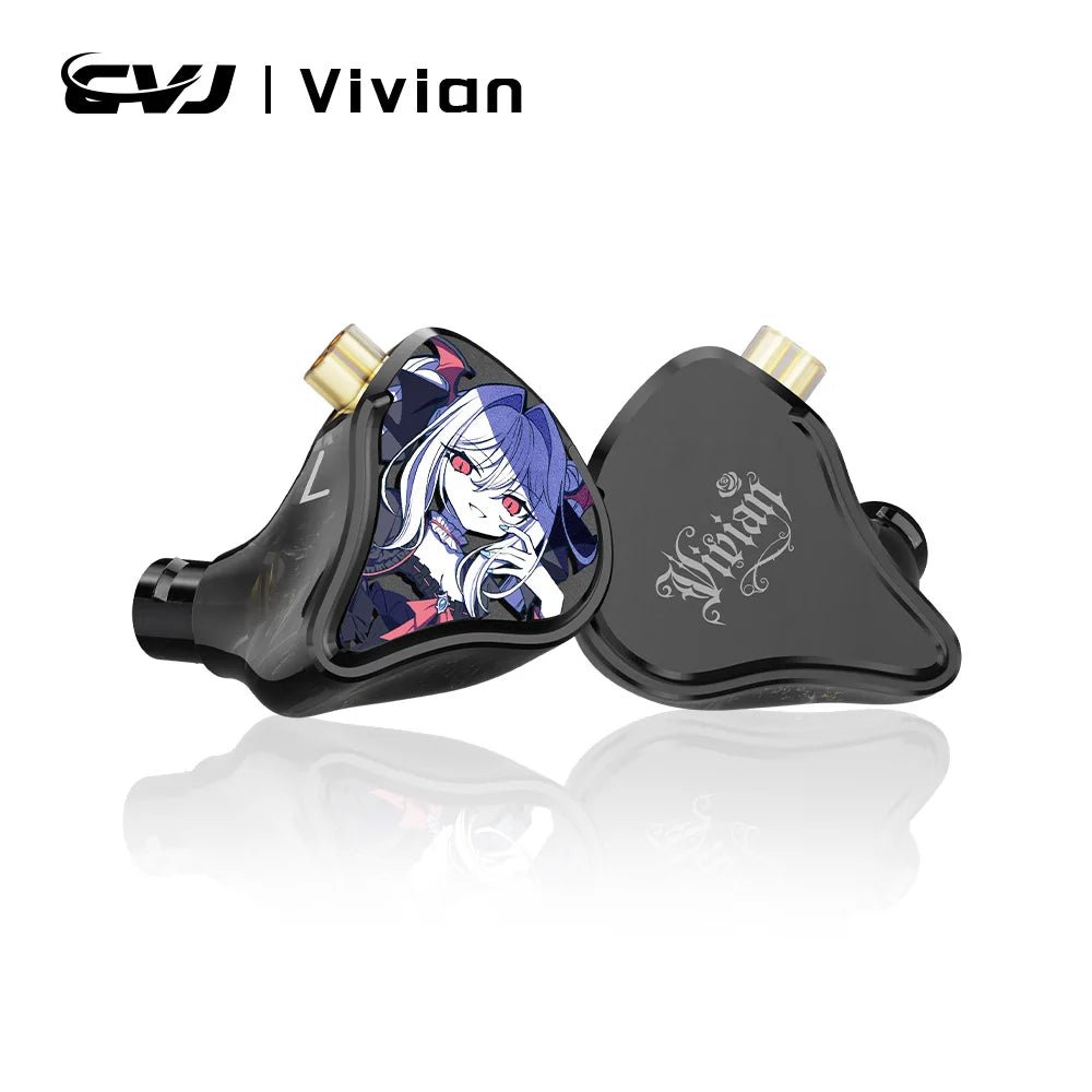 CVJ Vivian 10mm Dual Magnetic Driver In - Ear Earphones - The HiFi Cat