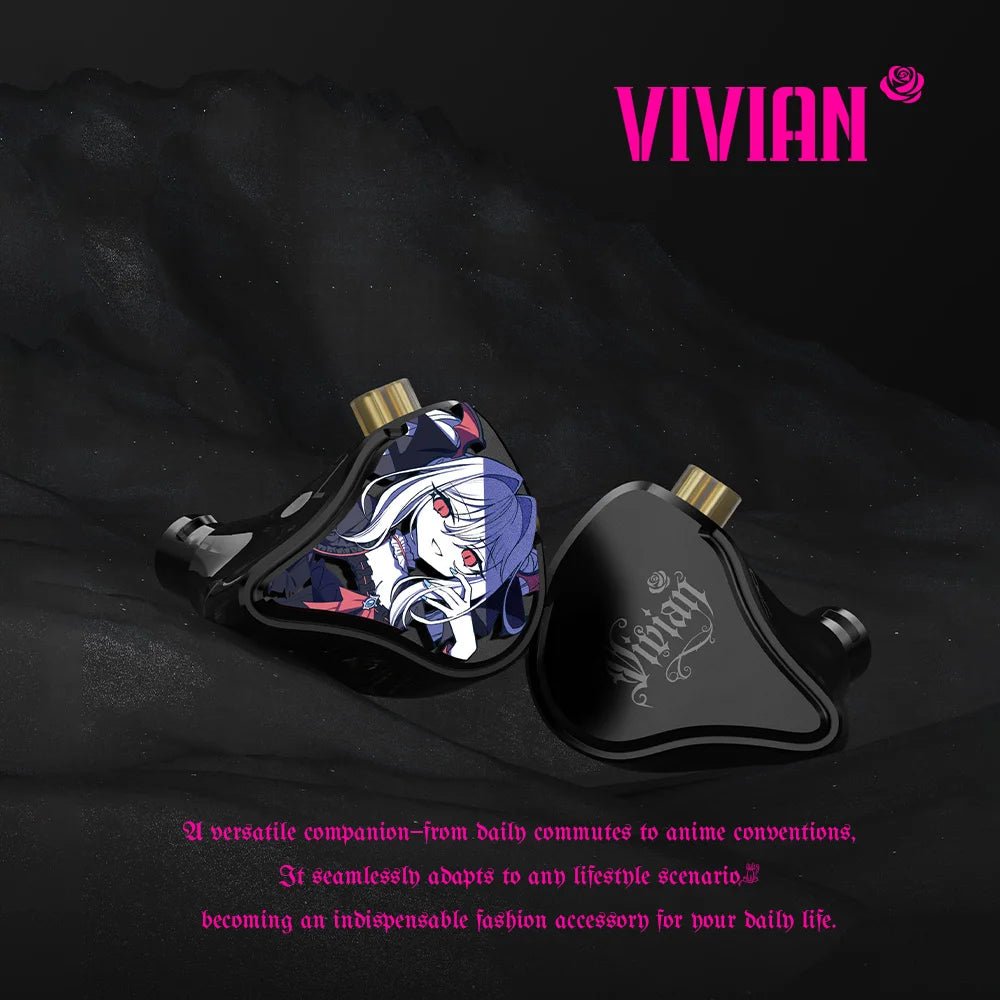 CVJ Vivian 10mm Dual Magnetic Driver In - Ear Earphones - The HiFi Cat