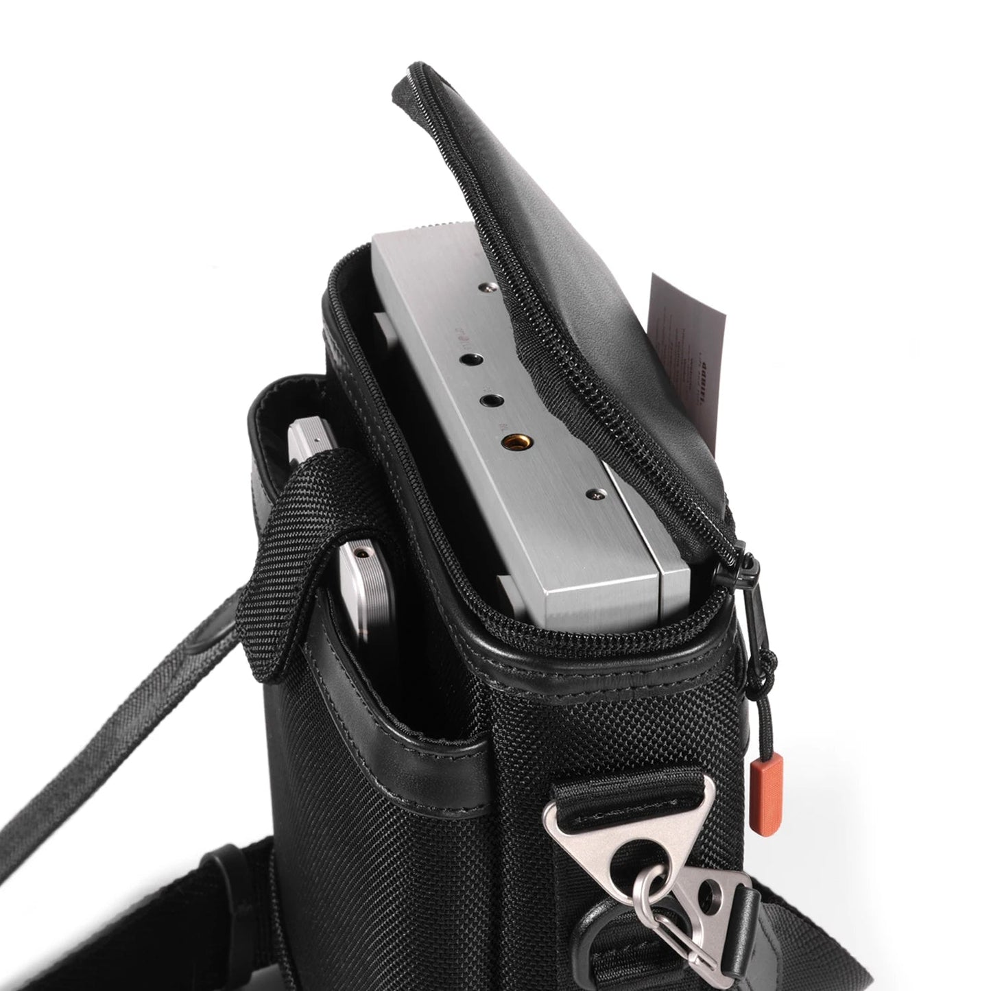 ddHiFi CZ200 Cube Bucket Bag Water - resistant nylon & leather - The HiFi Cat