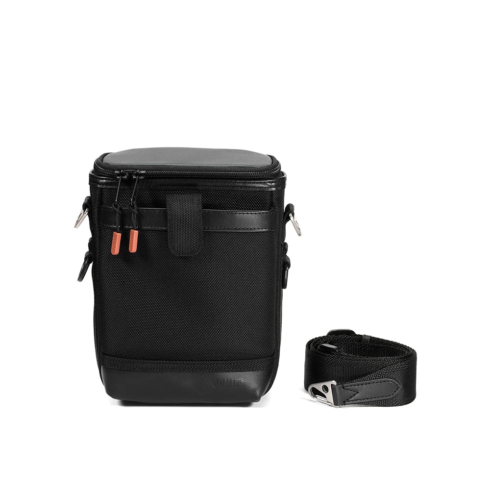ddHiFi CZ200 Cube Bucket Bag Water - resistant nylon & leather - The HiFi Cat