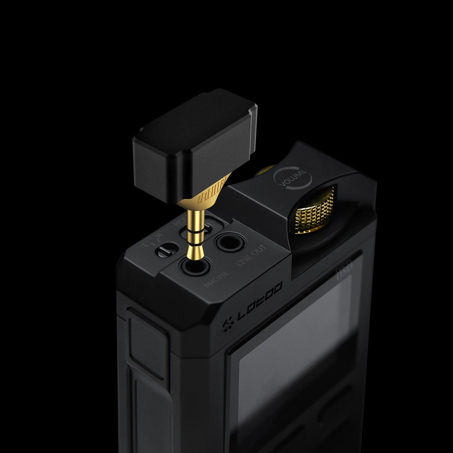 ddHiFi DJ44Gold 4.4mm to 3.5mm Adapter Black Gold Edition - The HiFi Cat