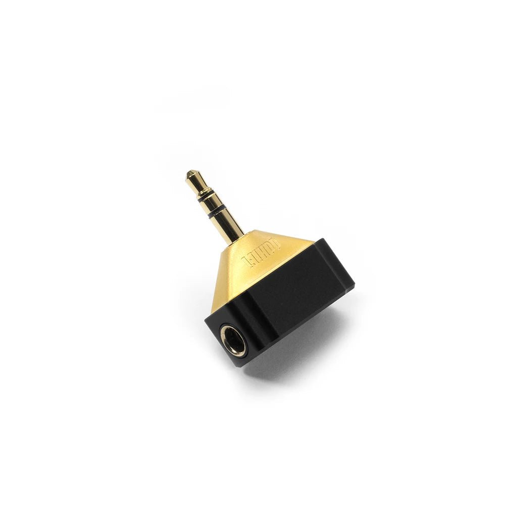 ddHiFi DJ44Gold 4.4mm to 3.5mm Adapter Black Gold Edition - The HiFi Cat