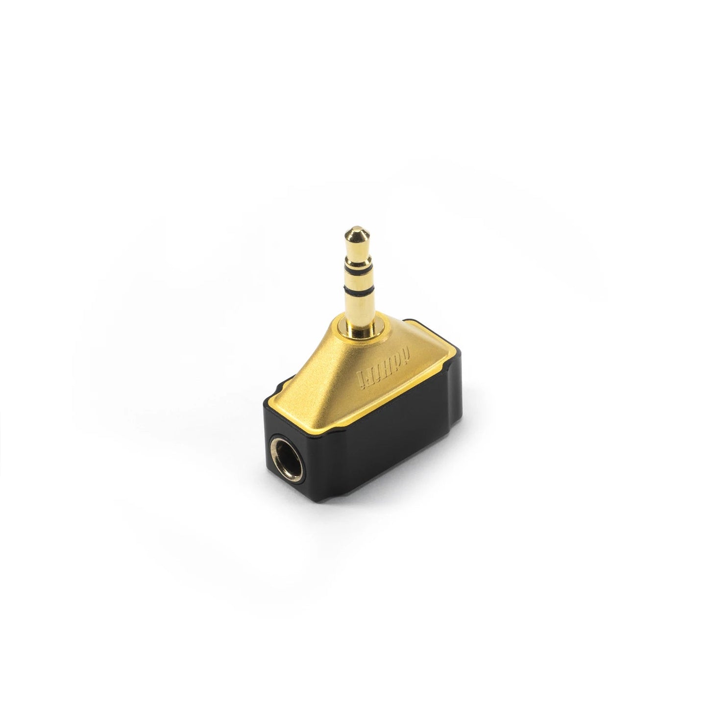 ddHiFi DJ44Gold 4.4mm to 3.5mm Adapter Black Gold Edition - The HiFi Cat