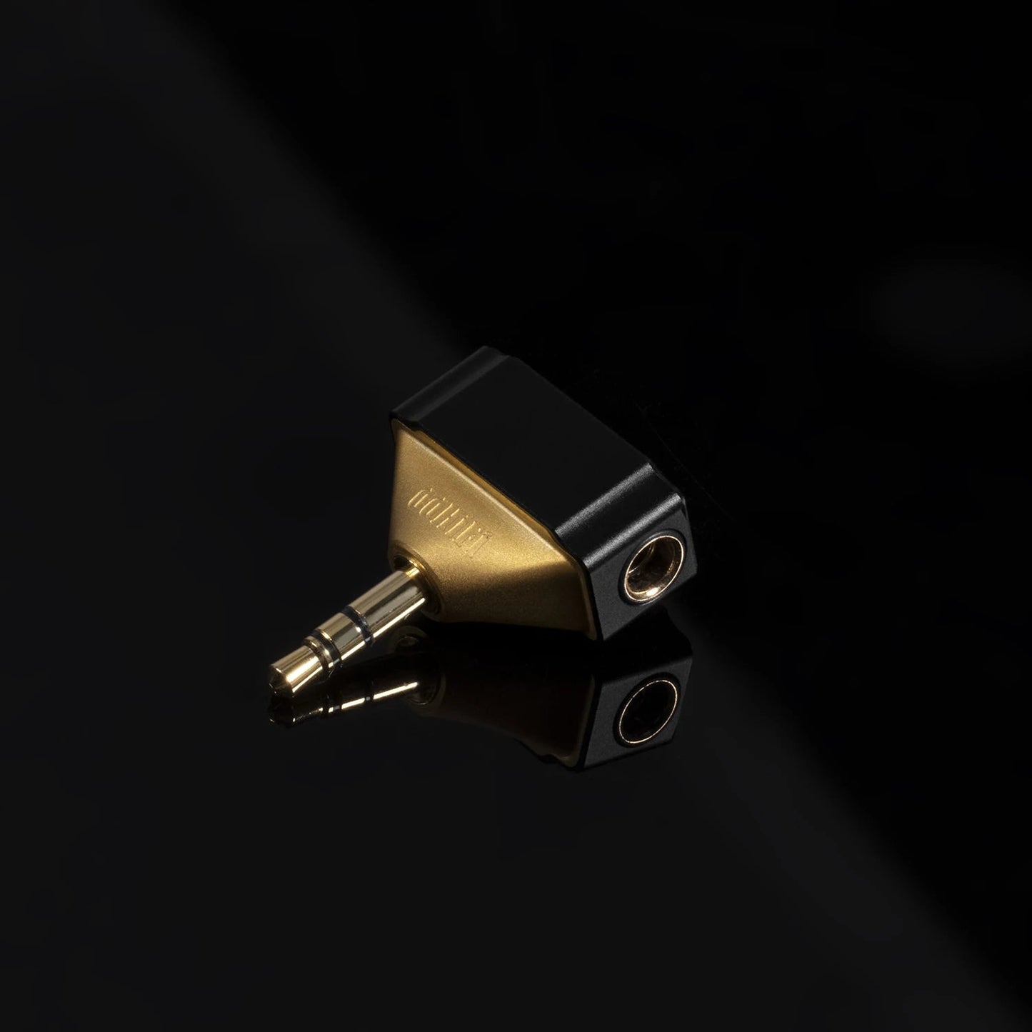ddHiFi DJ44Gold 4.4mm to 3.5mm Adapter Black Gold Edition - The HiFi Cat