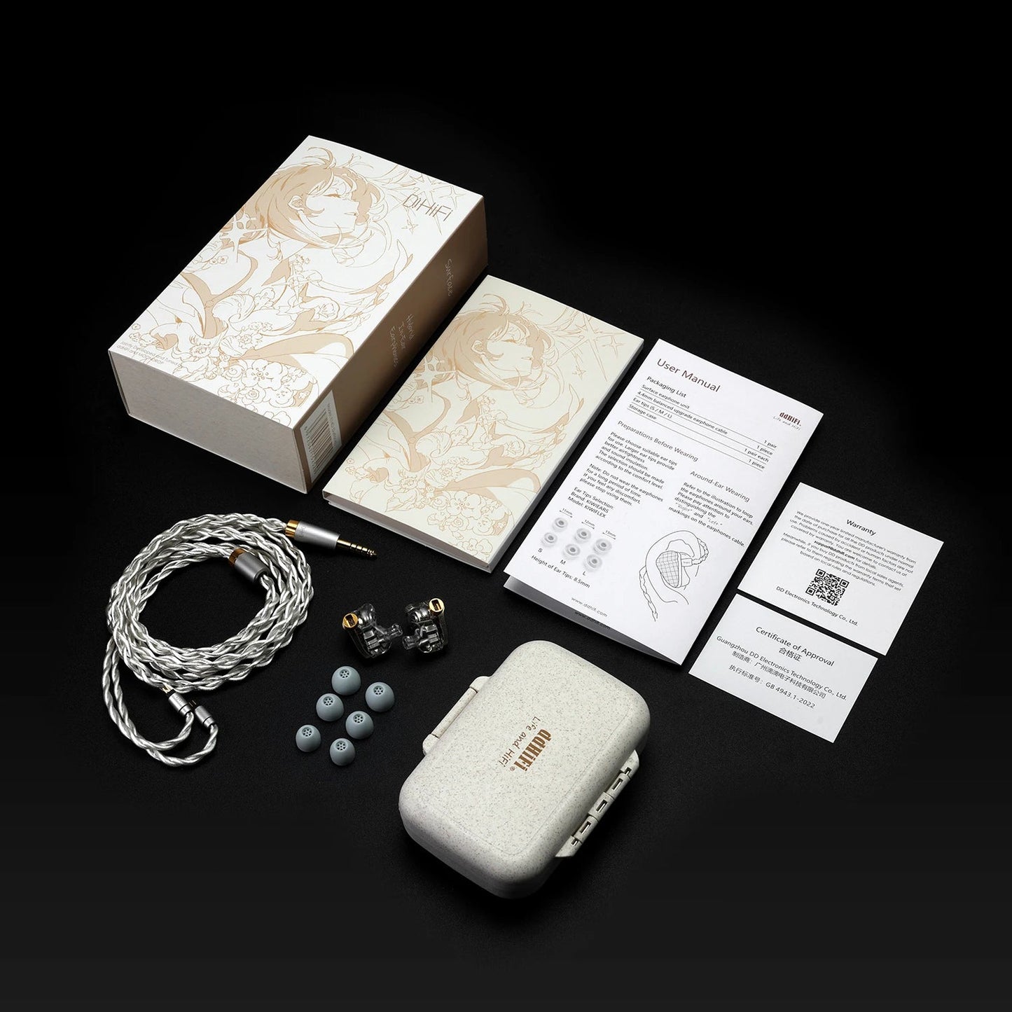 ddHiFi Surface Hybrid 1DD + 4BA Drivers In - Ear Earphone - The HiFi Cat