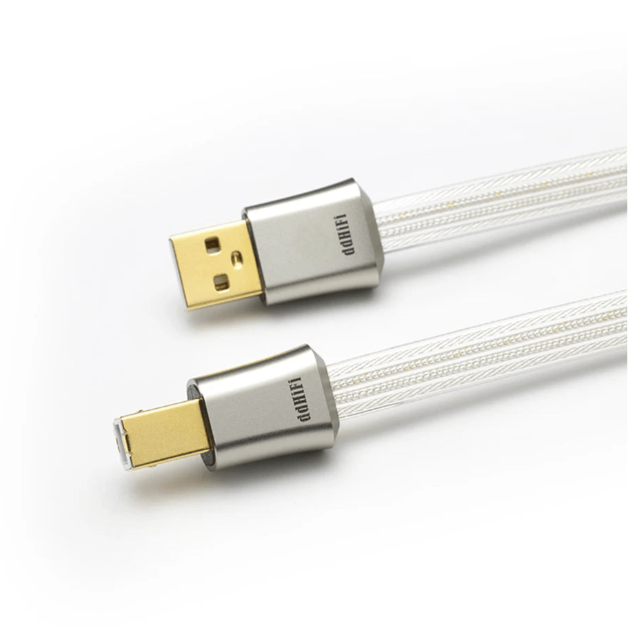 ddHiFi TC19BA (Comet) Flagship Pure Silver USB - B to USB - A OTG Digital Signal Cable - The HiFi Cat