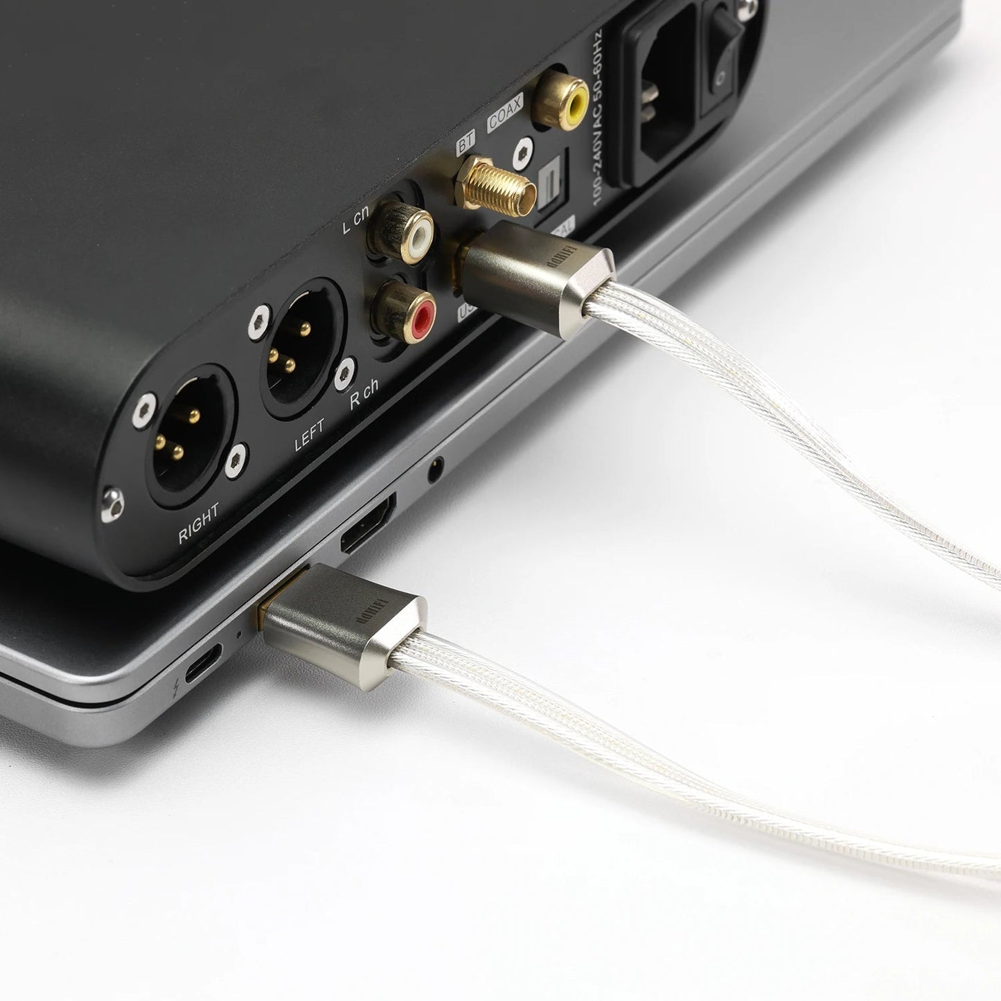 ddHiFi TC19BA (Comet) Flagship Pure Silver USB - B to USB - A OTG Digital Signal Cable - The HiFi Cat