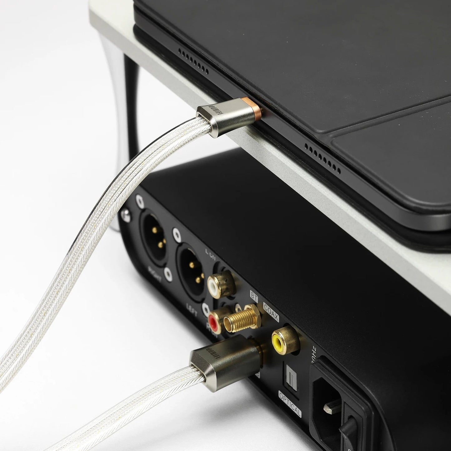ddHiFi TC19BC (Comet) Flagship Pure Silver USB - B to USB - C OTG Digital Signal Cable - The HiFi Cat