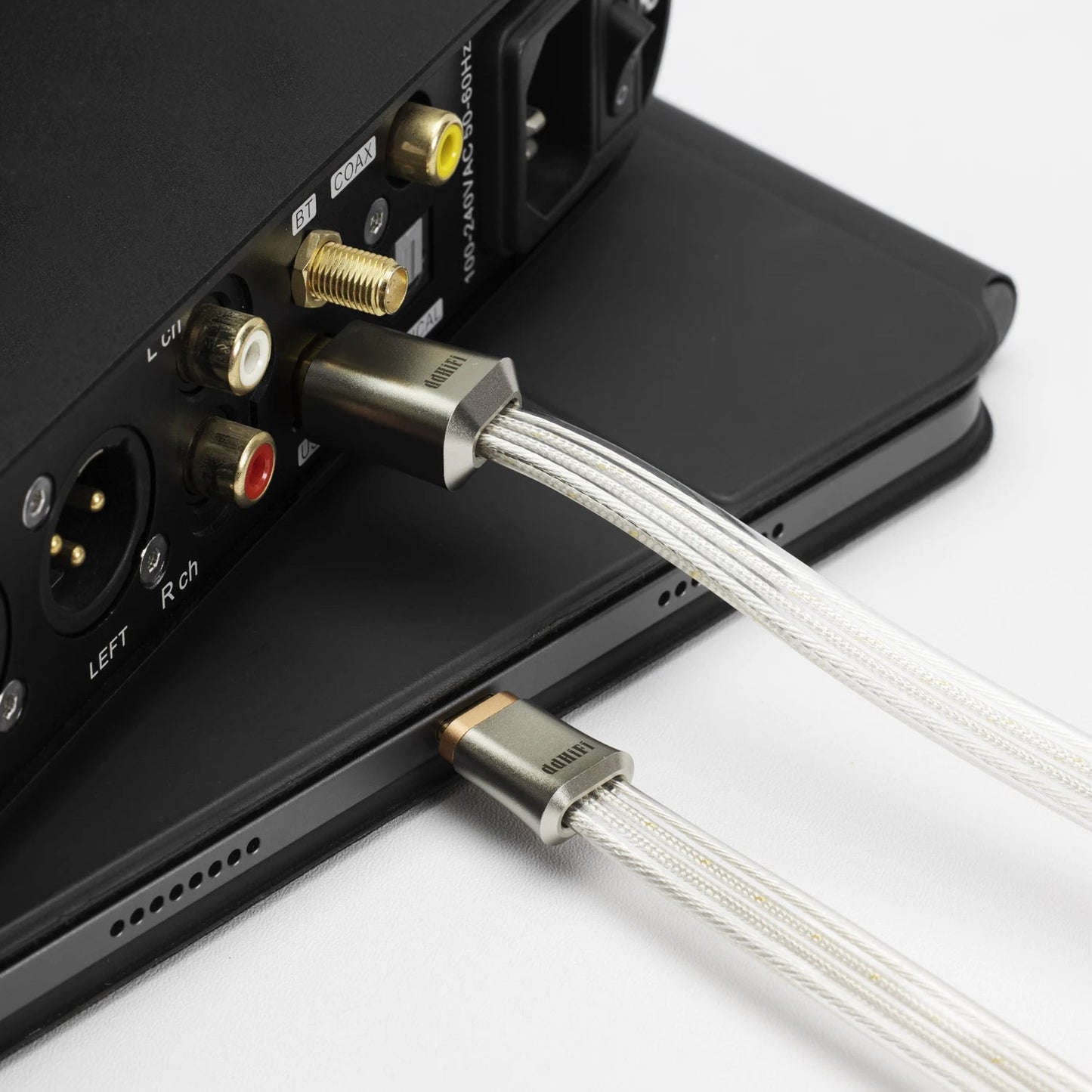 ddHiFi TC19BC (Comet) Flagship Pure Silver USB - B to USB - C OTG Digital Signal Cable - The HiFi Cat