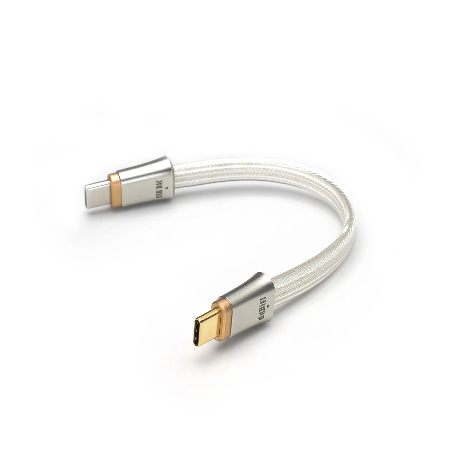 ddHiFi TC19CC (Comet) Flagship Pure Silver USB - C to USB - C OTG Digital Signal Cable - The HiFi Cat