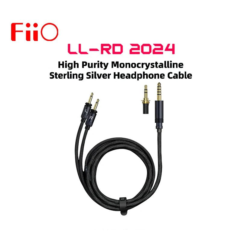 FiiO LL-RD 2024 Monocrystalline Sterling Silver Headphone Cable