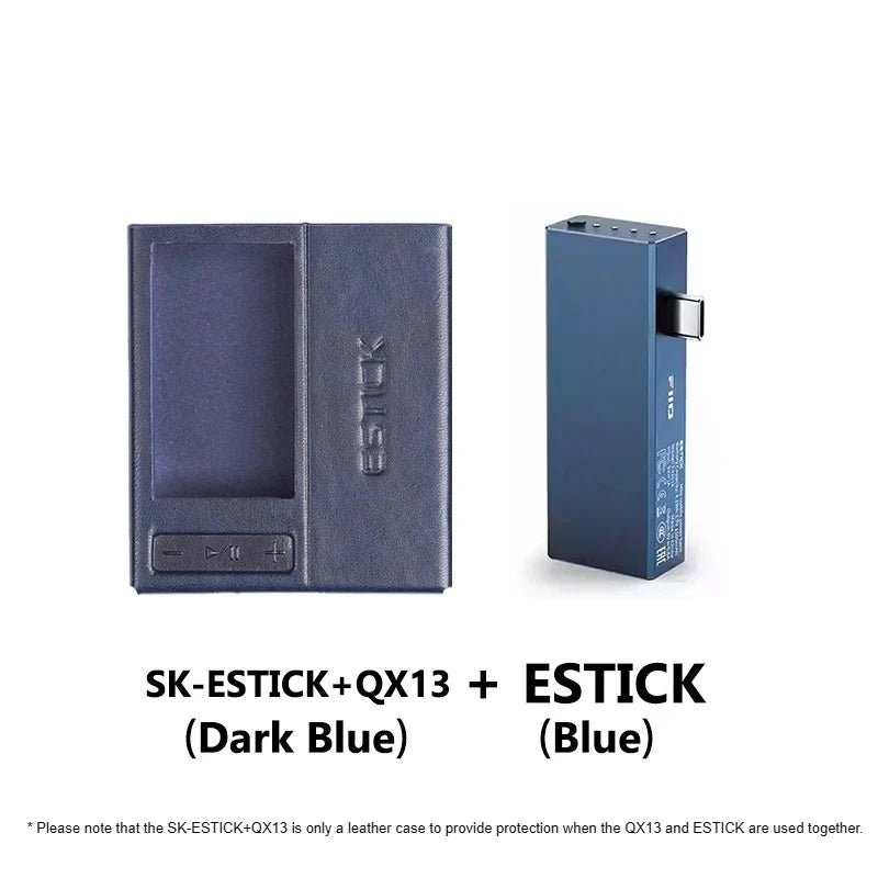 FIIO SK - ESTICK+QX13 Leather Case for QX13 and Estick Set / ESTICK Mini Prower Bank - The HiFi Cat