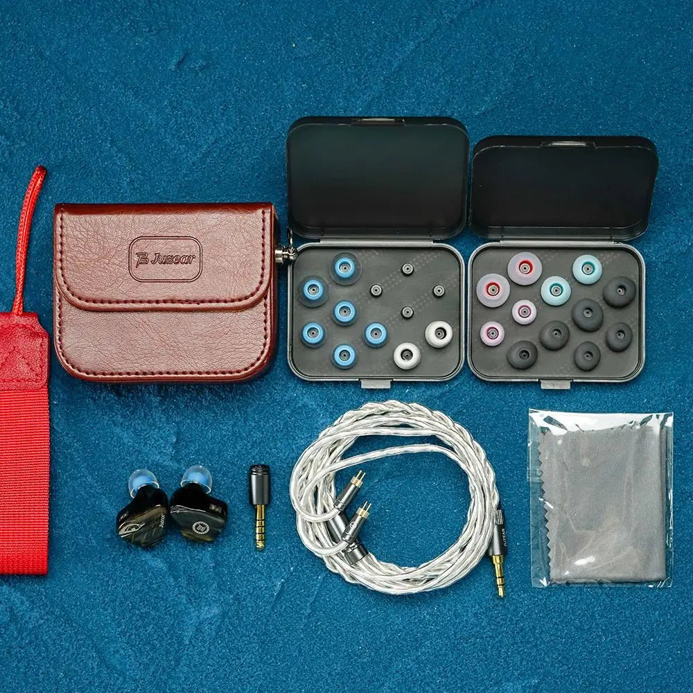 Juzear Harrier x Squiglink Tribrid IEM - 1DD+6BA+2 Planar (9 - Driver Flagship) - The HiFi Cat