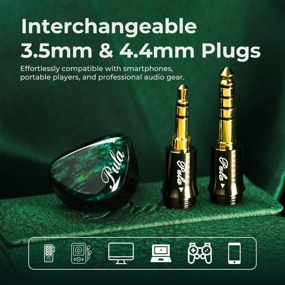 PULA Unicrom Beryllium - Plated Dynamic Driver In - ear HiFi Earphones - The HiFi Cat