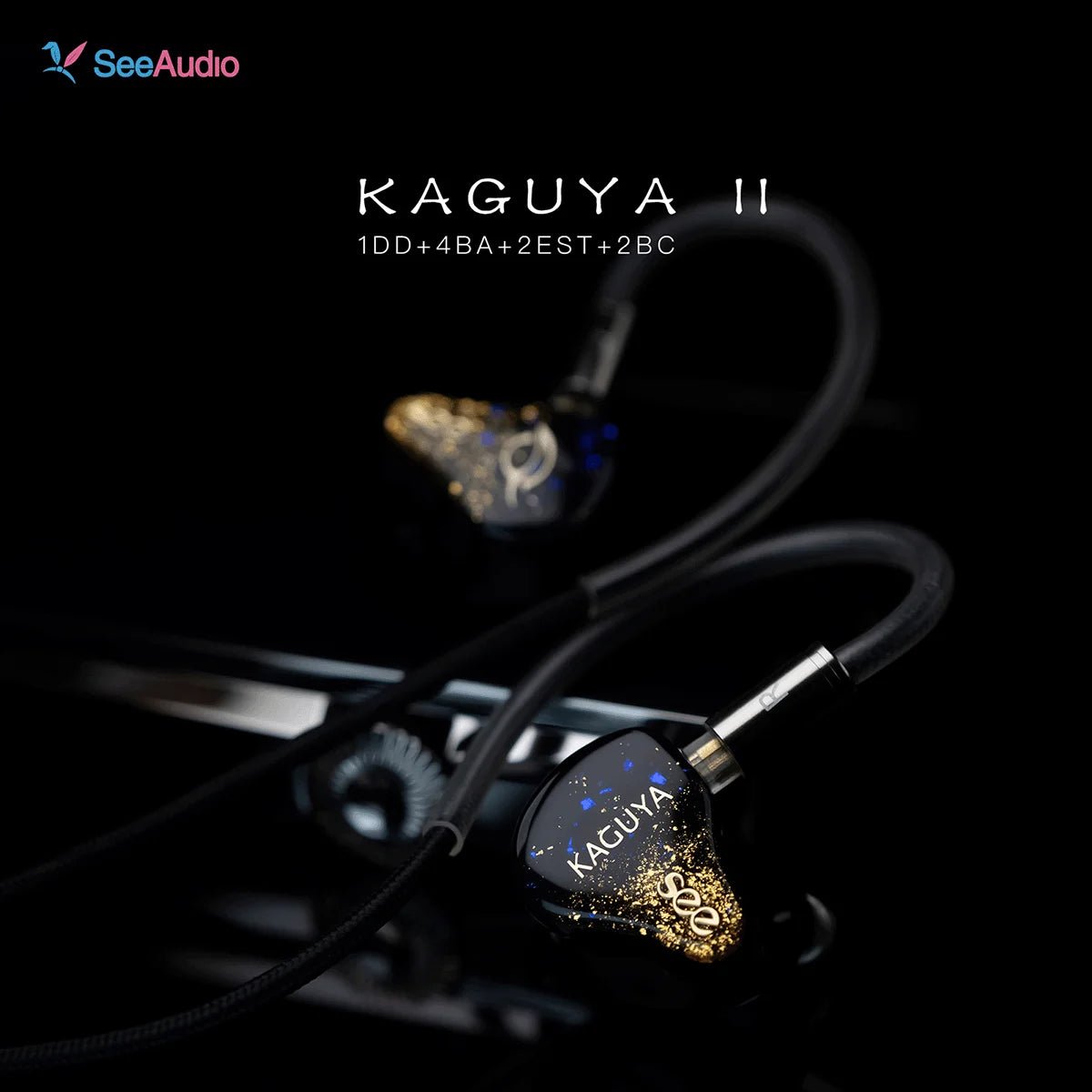 SeeAudio KAGUYA II 1DD+4BA+2EST+2BC In - ear Earphone - The HiFi Cat