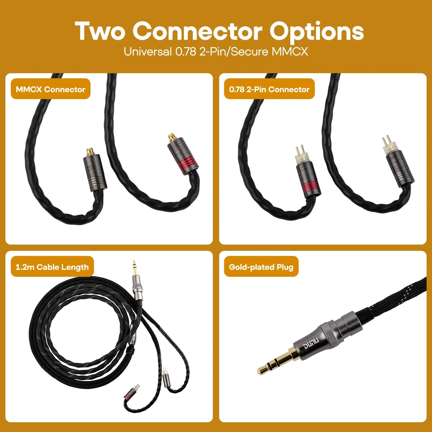 TRIPOWIN Lyre Mini 240 - Strand High - Purity OCC Copper Cable - The HiFi Cat
