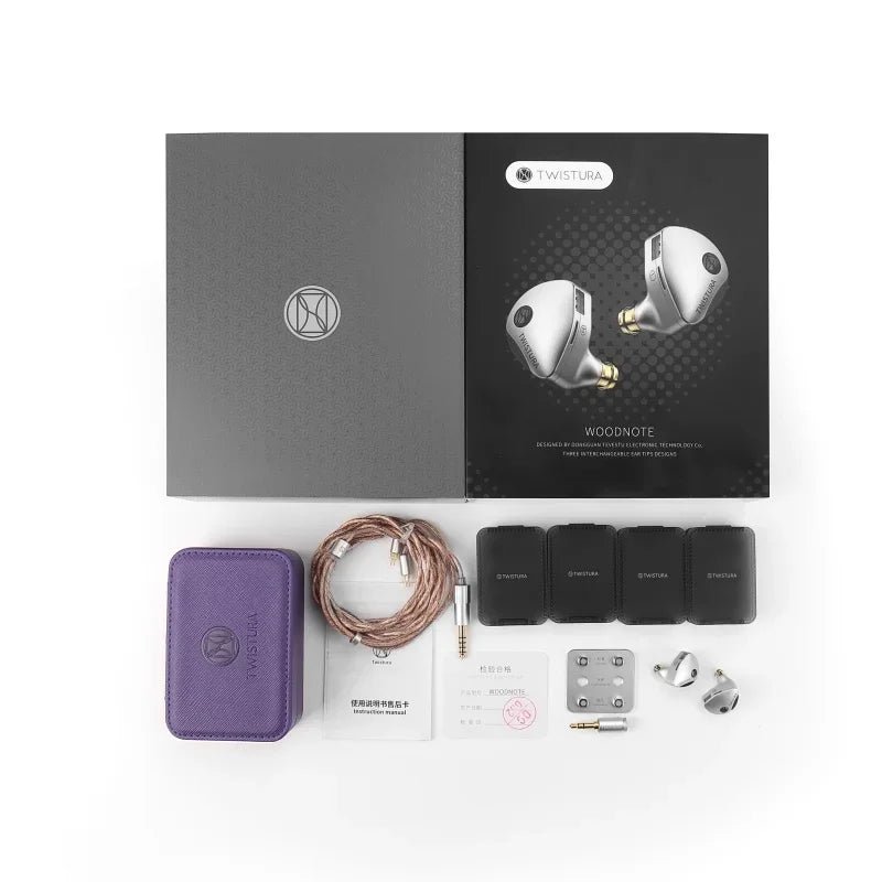 TWISTURA WoodNote Flagship Wood Diaphragm Dynamic Driver IEMs - The HiFi Cat