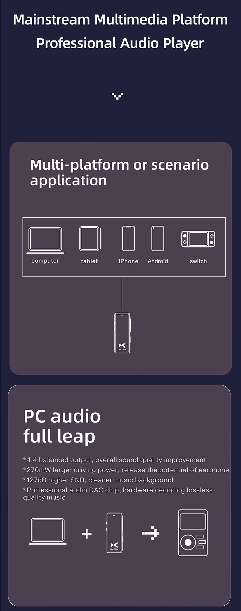 XDUOO LINK2 BAL USB DAC &Portable Decoding amp - The HiFi Cat