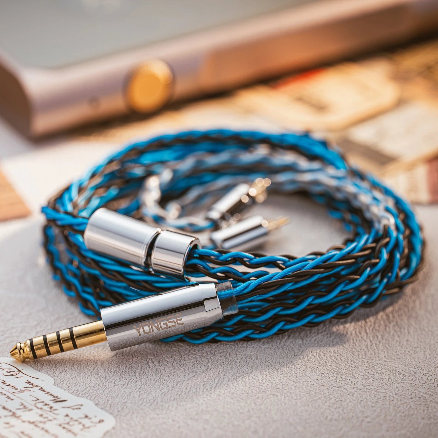 Yongse Danube 6N Single Crystal Copper Silver - Plated Upgrade Cable - The HiFi Cat