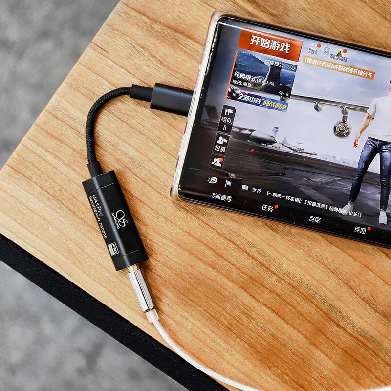 SHANLING UA1 PRO DAC Amplifier ES9219C DSD256 Hi-Res 32bit/384Khz USB-C Decoder/AMP Adapter With High-Purity Copper Cable - The HiFi Cat