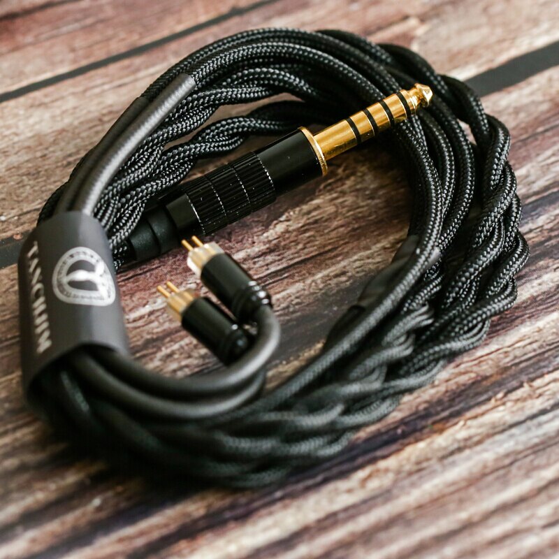 TANCHJIM Oxygen Earphone Upgrade Line 0.78mm Pin 2.5mm/3.5mm/4.4mm 5N Single Crystal Copper Upgrade Cable T202 T203 T204 - The HiFi Cat