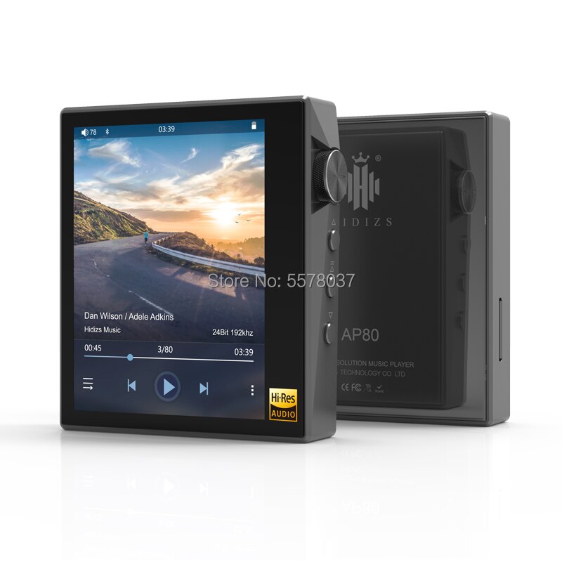 Hidizs AP80 HIFI MP3 Player Portable Touch Screen Sports Bluetooth Music MP3 Player - The HiFi Cat