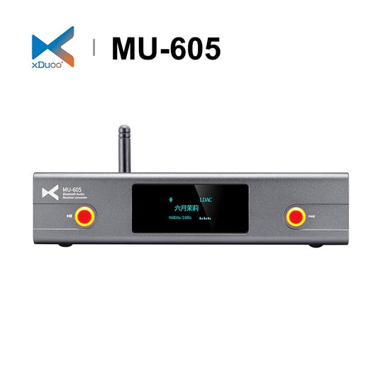 XDUOO MU-605 MU605 HD Bluetooth Audio Receiver Converter dual ES9018K2M Chip LDAC/SBC/AAC for MU604 DAC AMP - The HiFi Cat