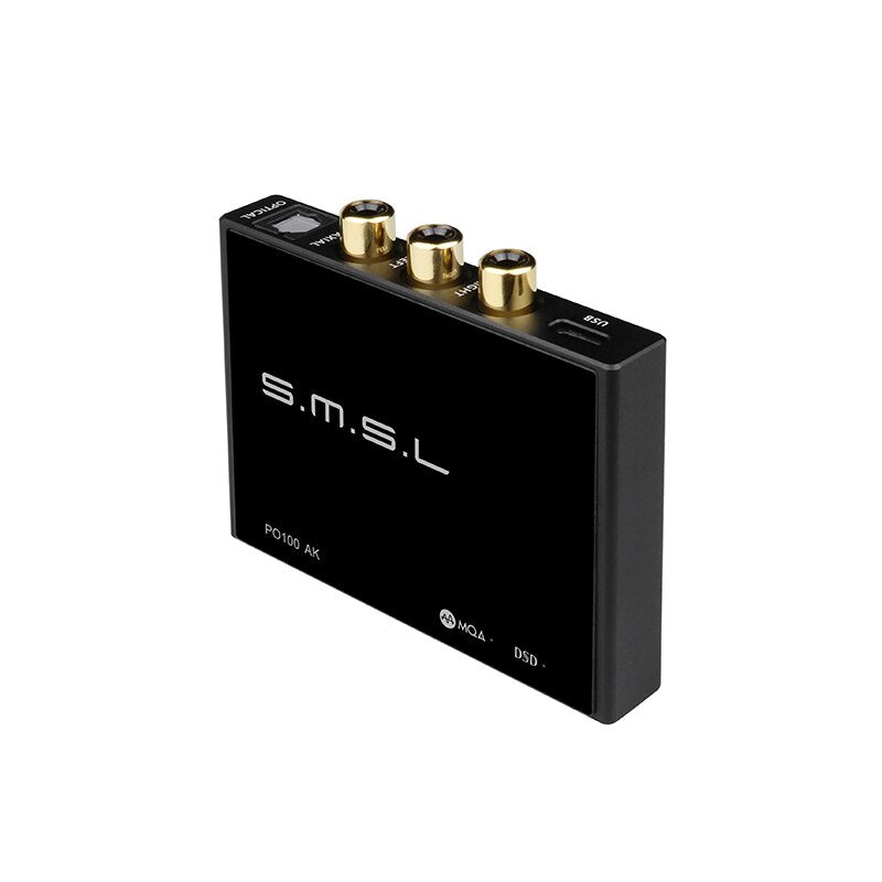 SMSL PO100 AK USB Digital Interface XOMS XU316 32bit 768Khz AK4493S MQA Decoding optical/coaxial/RCA output for PS4 PS5 Switch - The HiFi Cat