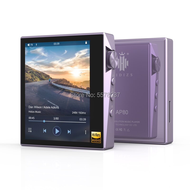 Hidizs AP80 HIFI MP3 Player Portable Touch Screen Sports Bluetooth Music MP3 Player - The HiFi Cat