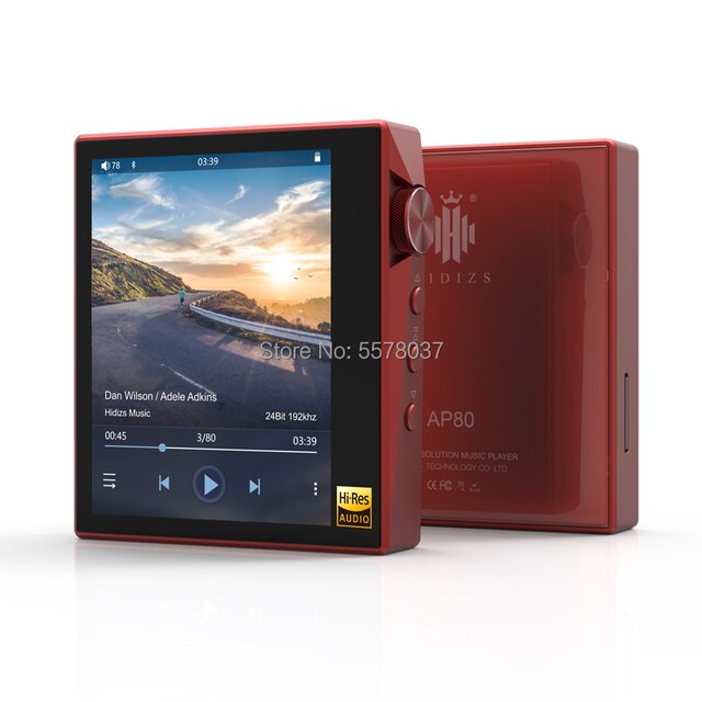 Hidizs AP80 HIFI MP3 Player Portable Touch Screen Sports Bluetooth Music MP3 Player - The HiFi Cat