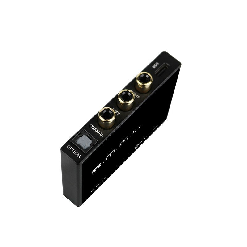 SMSL PO100 AK USB Digital Interface XOMS XU316 32bit 768Khz AK4493S MQA Decoding optical/coaxial/RCA output for PS4 PS5 Switch - The HiFi Cat
