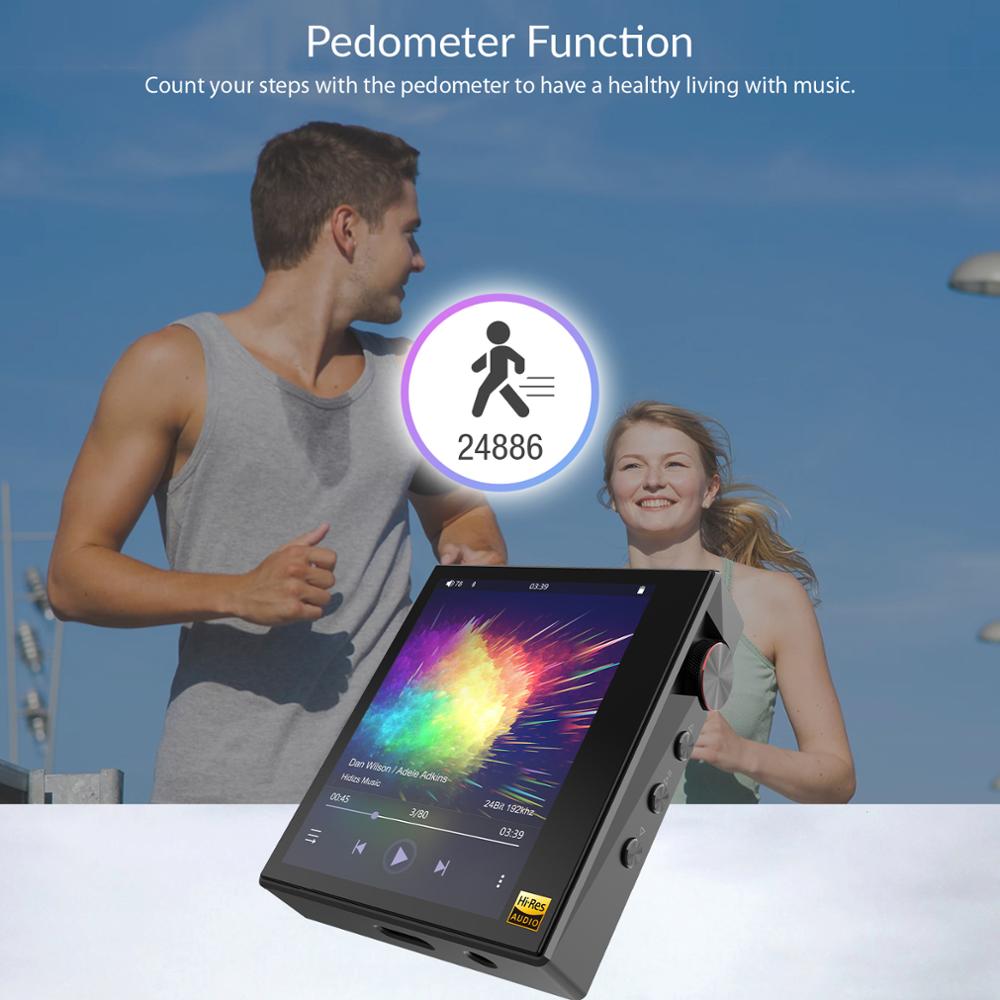 Hidizs AP80 HIFI MP3 Player Portable Touch Screen Sports Bluetooth Music MP3 Player - The HiFi Cat