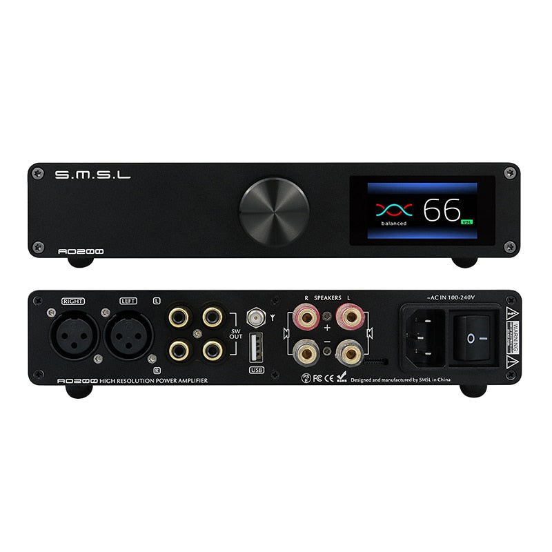 SMSL AO200 digital amplifier 150W*2 - The HiFi Cat