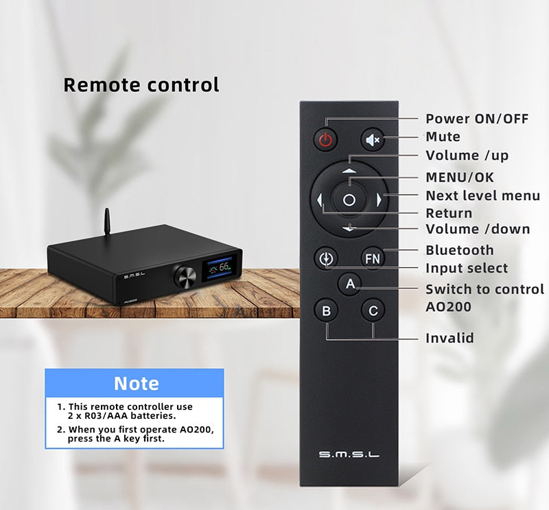 SMSL AO200 digital amplifier 150W*2 - The HiFi Cat