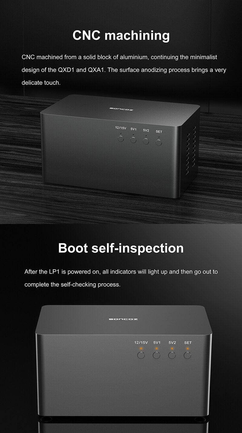 SONCOZ LP1 Ultra-low Linear Power Supply - The HiFi Cat