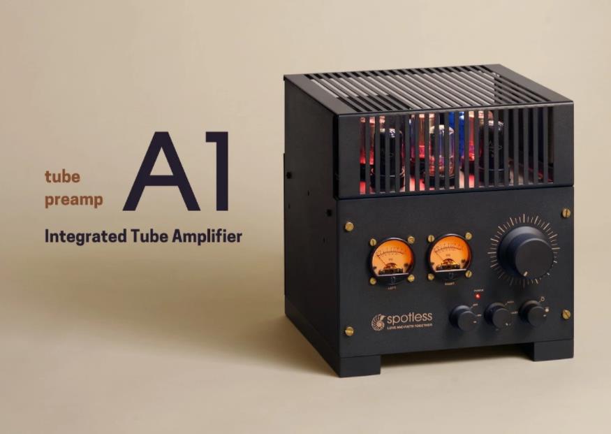 Class AB Integrated Tube Hand-made Retro look Amplifier : Spotless A1 - The HiFi Cat