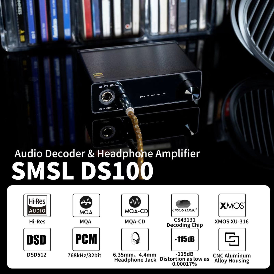 SMSL DS100 Review - The HiFi Cat