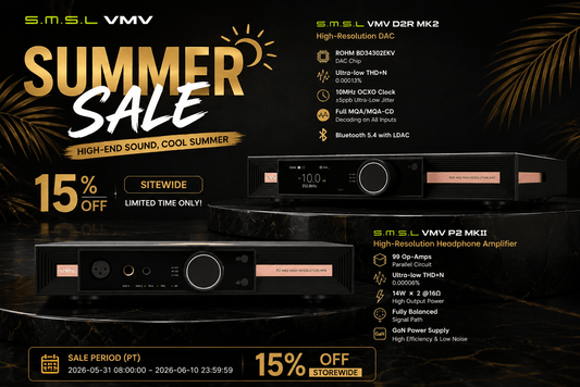 SMSL Summer Sale: Upgrade Your Desktop Audio Chain with Up to 15% Off - The HiFi Cat