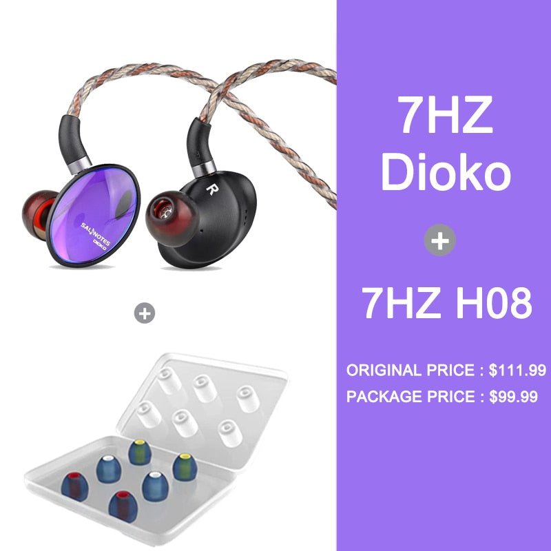 7HZ Crinacle Salnotes Dioko 14.6mm Planar Diaphragm Driver In Ear - The HiFi Cat