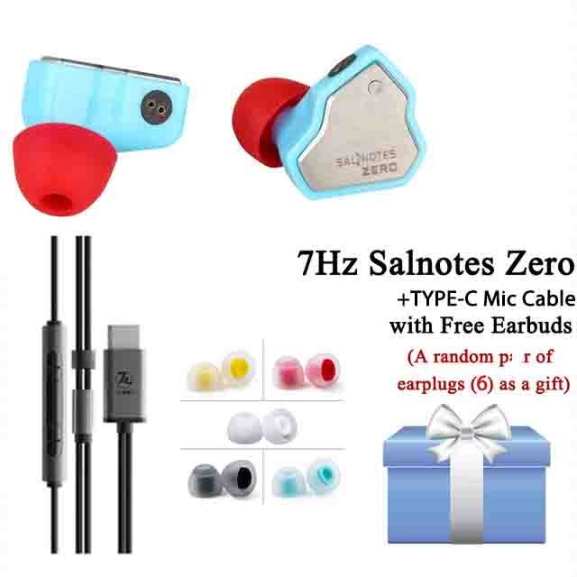 7Hz Salnotes Zero HiFi 10mm Dynamic Driver In Ear Earphone IEM - The HiFi Cat