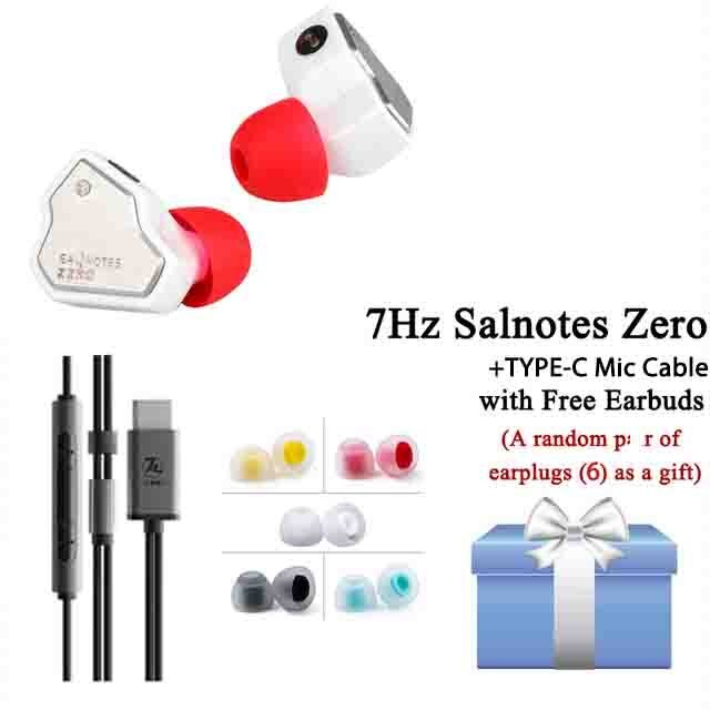 7Hz Salnotes Zero HiFi 10mm Dynamic Driver In Ear Earphone IEM - The HiFi Cat